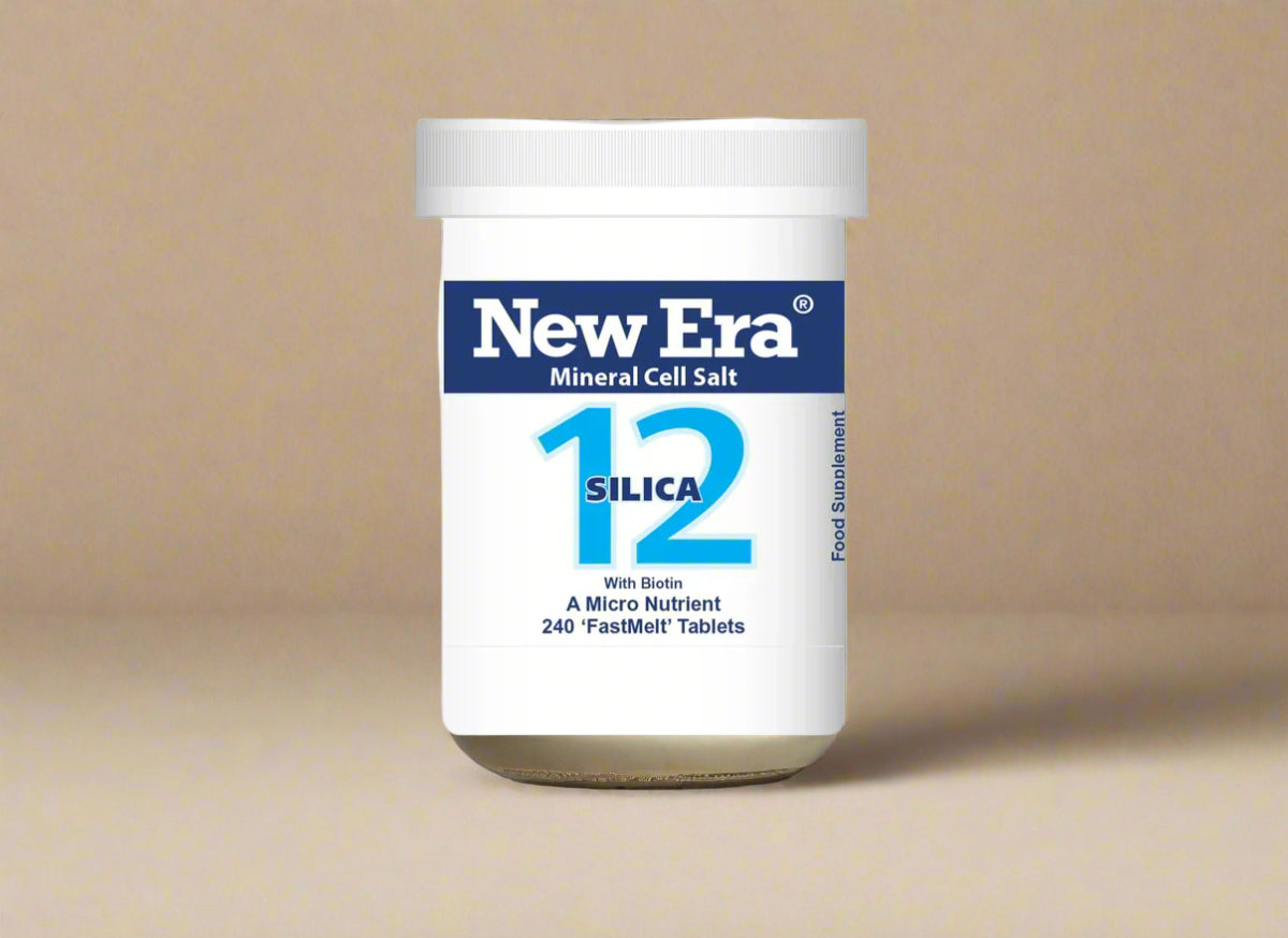 New Era No. 12 Silica Mineral Cell Salt 240 Tablets bottle