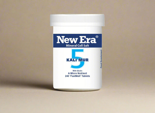 New Era No. 5 Kali. Mur. Potassium Chloride Tissue Salts 240 FastMelt Tablets