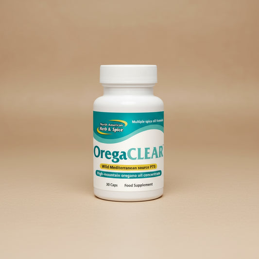 North American Herb & Spice OregaClear P73 30 Capsules Bottle