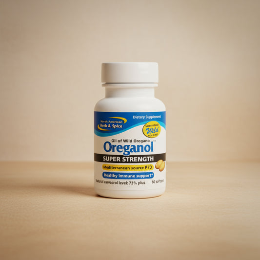 North American Herb & Spice Oreganol Super Strength 60 Softgels Bottle