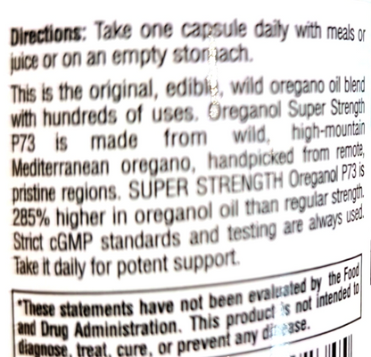 North American Herb and Spice Organic Oreganol Super Strength 60 softgels clean product image