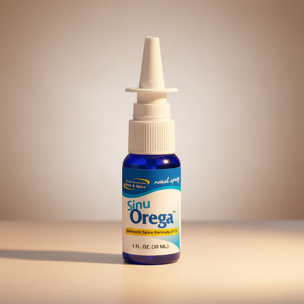 North American Herb & Spice SinuOrega Non-Addictive Nasal Spray 30ml Bottle