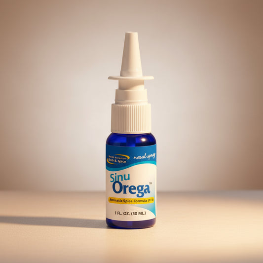 North American Herb & Spice SinuOrega Non-Addictive Nasal Spray 30ml Bottle