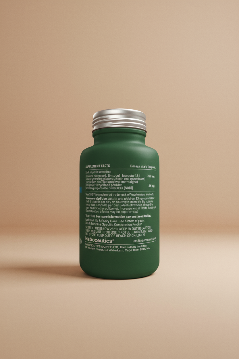 Natroceutics NRF2 Complex Sulforaphane and TetraSOD Supplement 60 Capsules