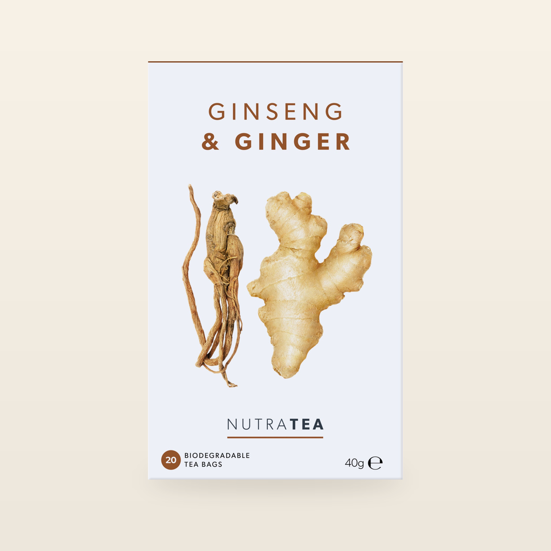 NutraTea Ginseng & Ginger Tea – 20 Tea Bags original packaging