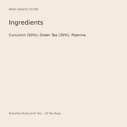 NutraTea Nutra Joint Tea – 20 Tea Bags ingredients
