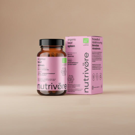 Nutrivore Organic Beef Spleen 90 Capsules