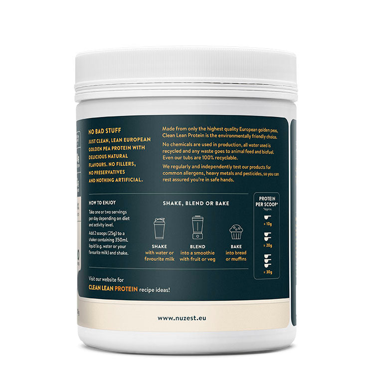 Ingredients list for Nuzest CLP Coffee, Coconut + MCTs powder