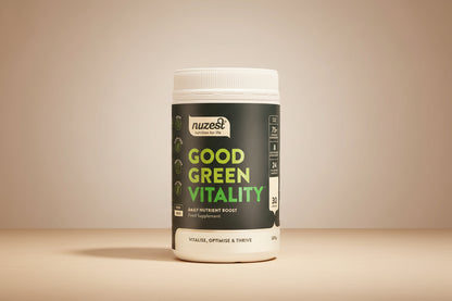 Nuzest Good Green Vitality 300g front packaging