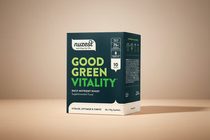 Nuzest Good Green Vitality 10 Sachets front packaging