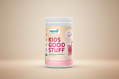 Nuzest Kids Wild Strawberry 225g front packaging