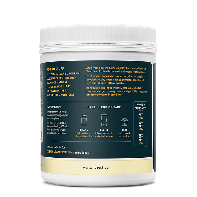 Smooth Vanilla Protein Powder 500g – Nutrition and Ingredients