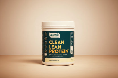 Nuzest Smooth Vanilla Clean Lean Protein 500g – Front Label