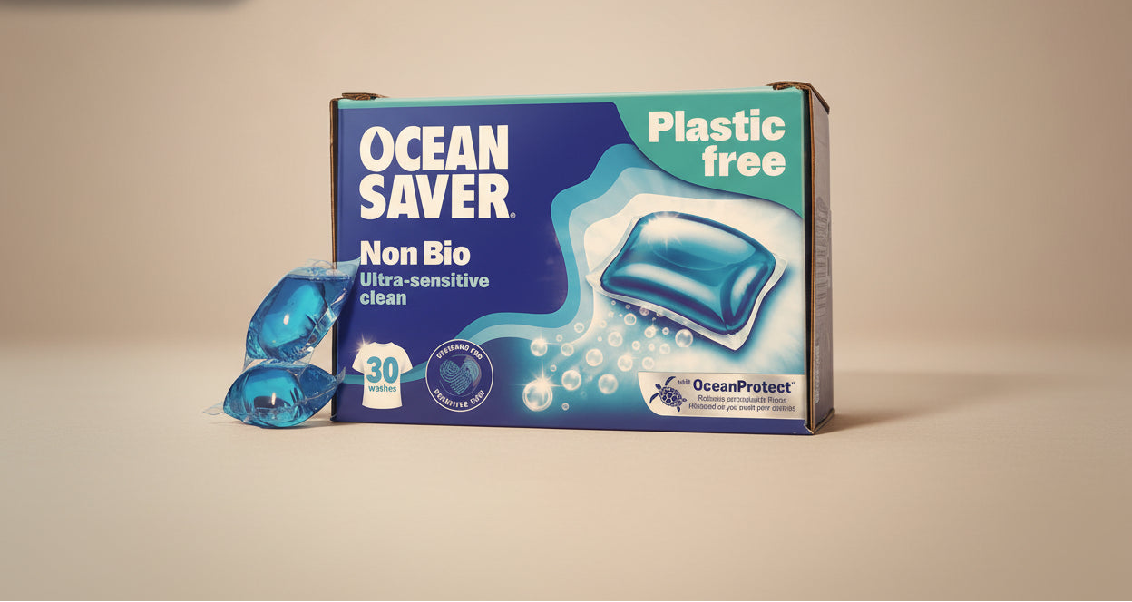 Ocean Saver Laundry EcoCaps Non Bio Case 5 x 30 Capsules