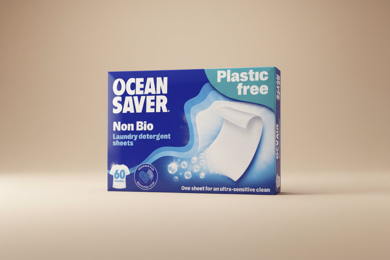 Ocean Saver Laundry EcoSheets Non Bio 60 Sheets