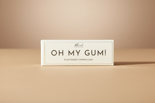 Oh My Gum Sugar Free Plant Based Mint Chewing Gum Case