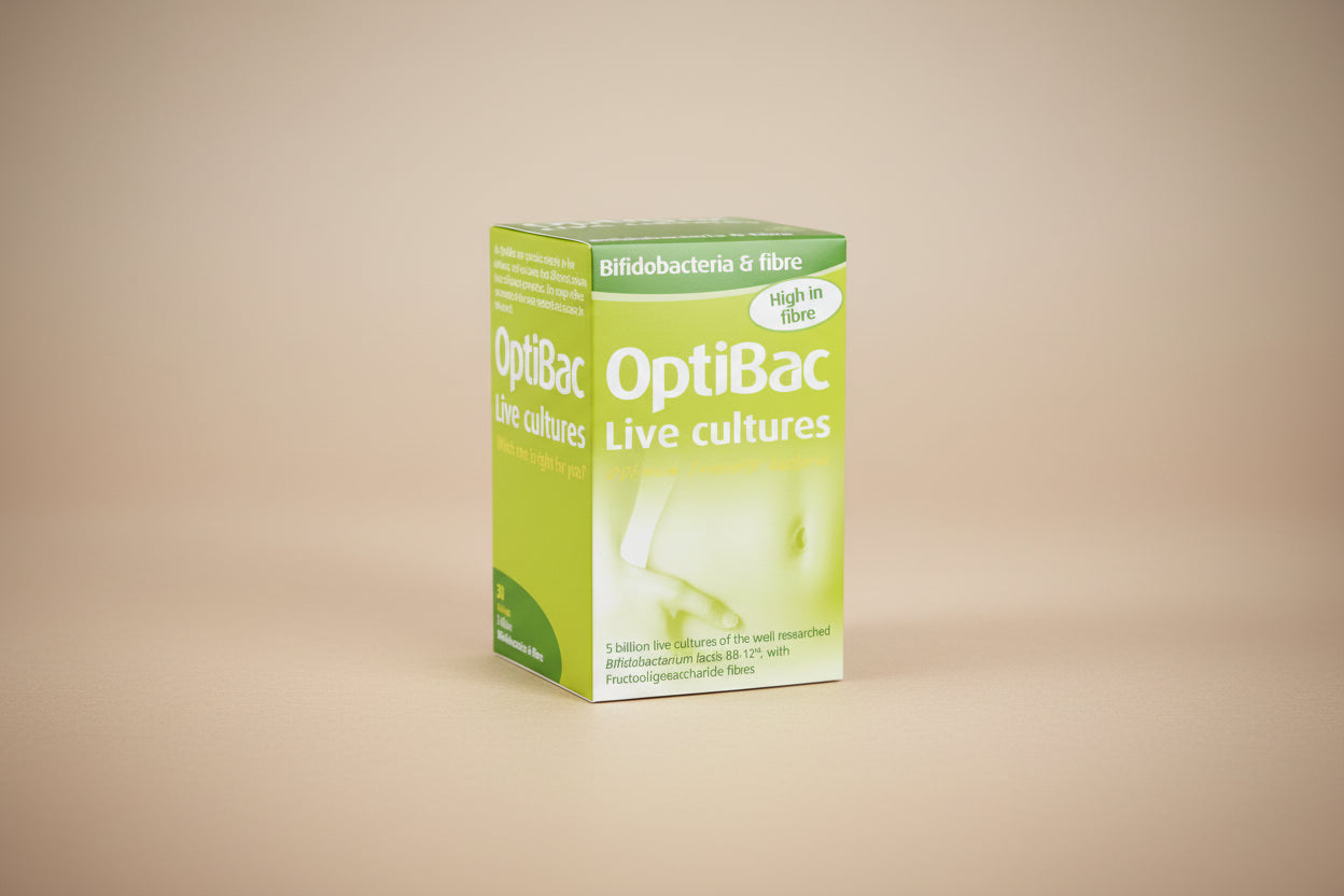 OptiBac Bifidobacteria and Fibre 10 Sachets Box
