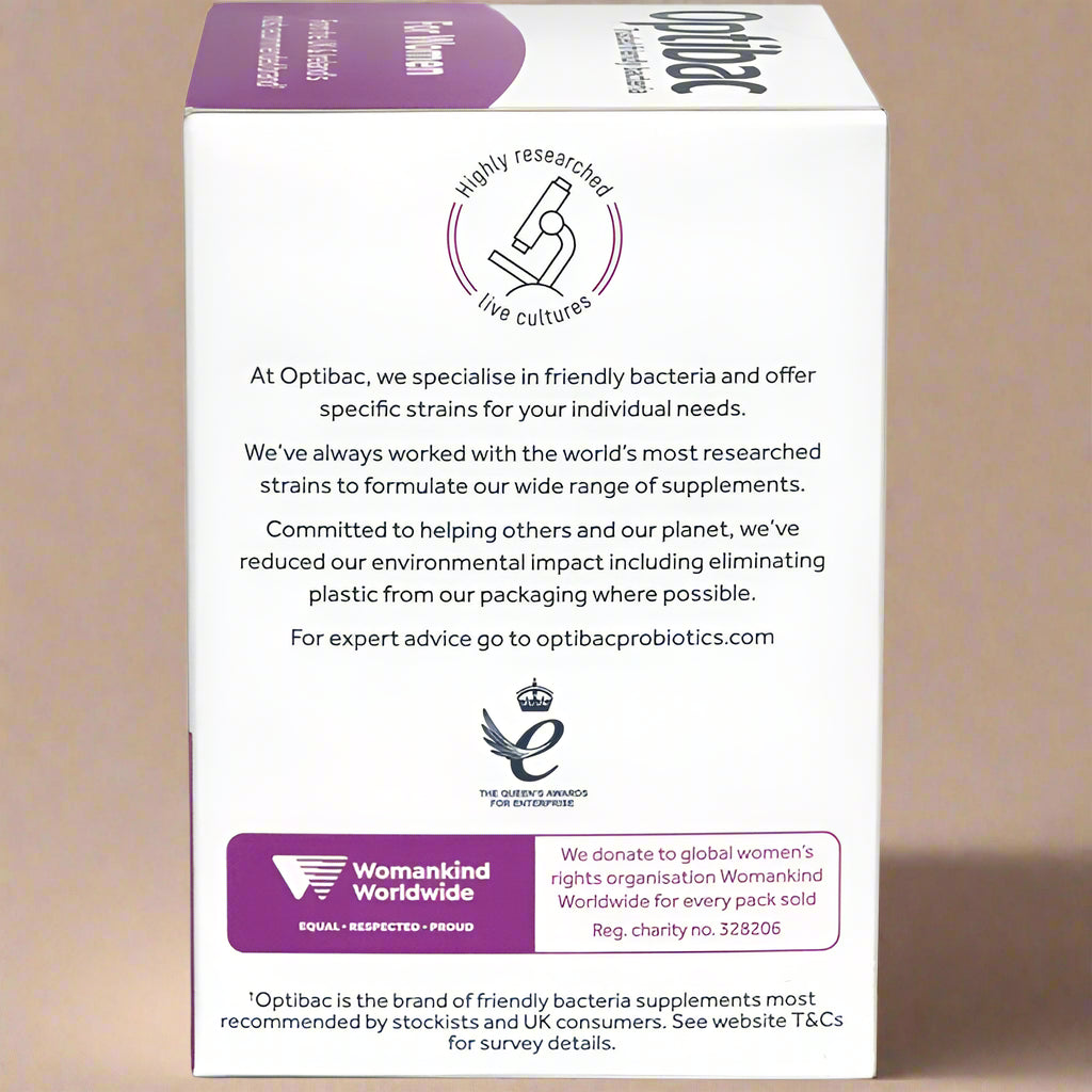 Optibac For Women 30 Capsules Supplement Information