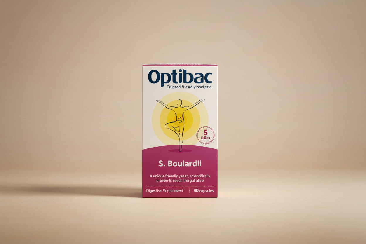 Optibac Saccharomyces Boulardii 80 Capsules