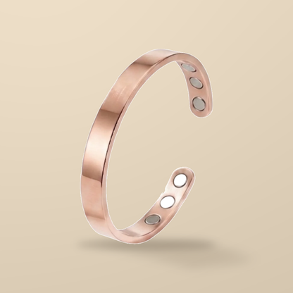 Power Health Heavy Gauge Copper Magnetic Bracelet — original product packaging on warm beige background