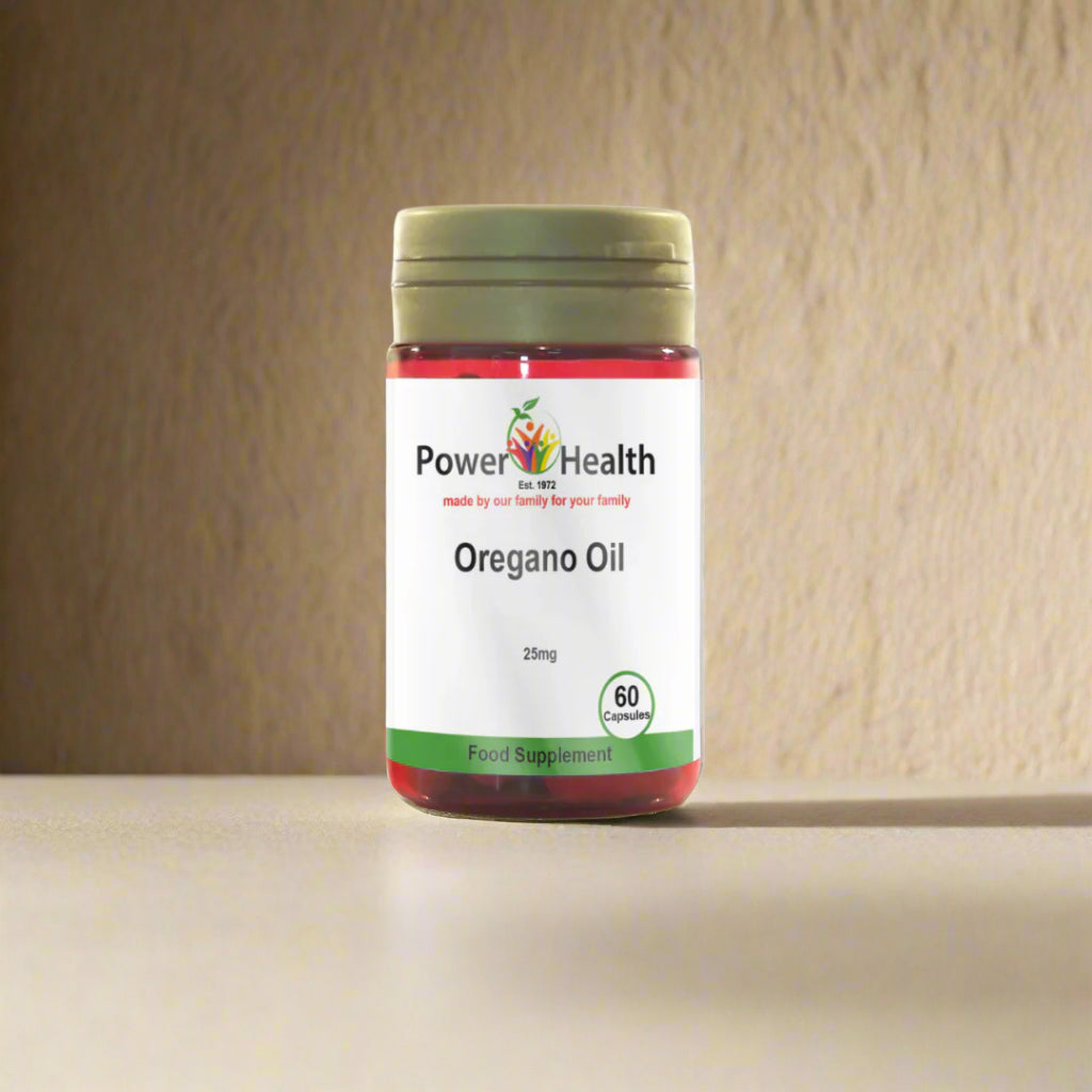 Power Health Oregano Oil 60 Capsules in softgel form