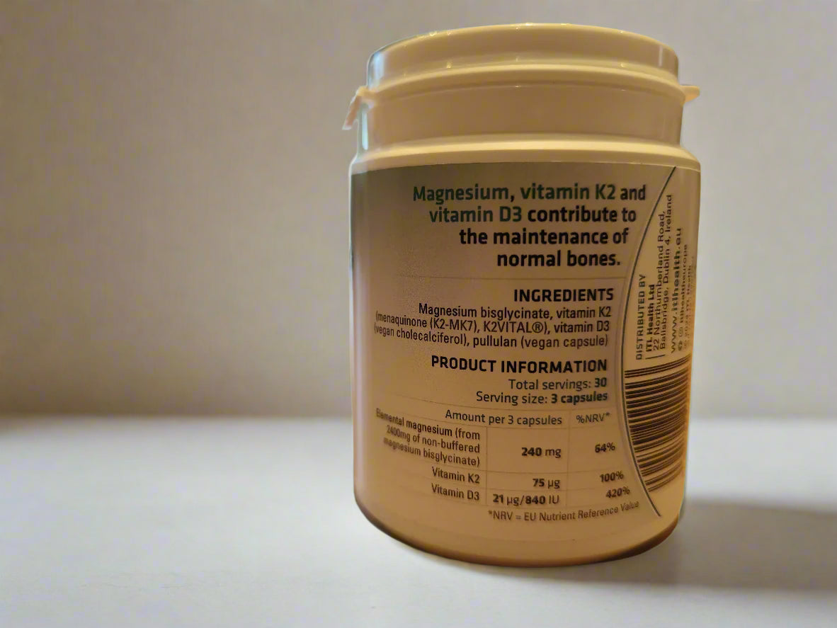 PrizMAG+ Supplement Facts and Ingredients K2 D3
