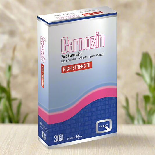 Quest Carnozin 30 Tablets Front Label