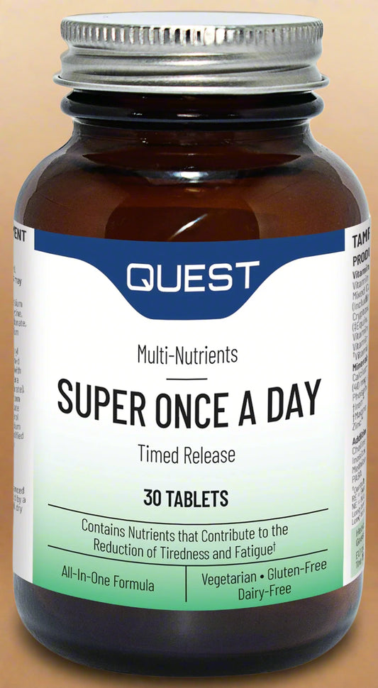 Quest Super Once A Day 30 Tablets Front Bottle Image