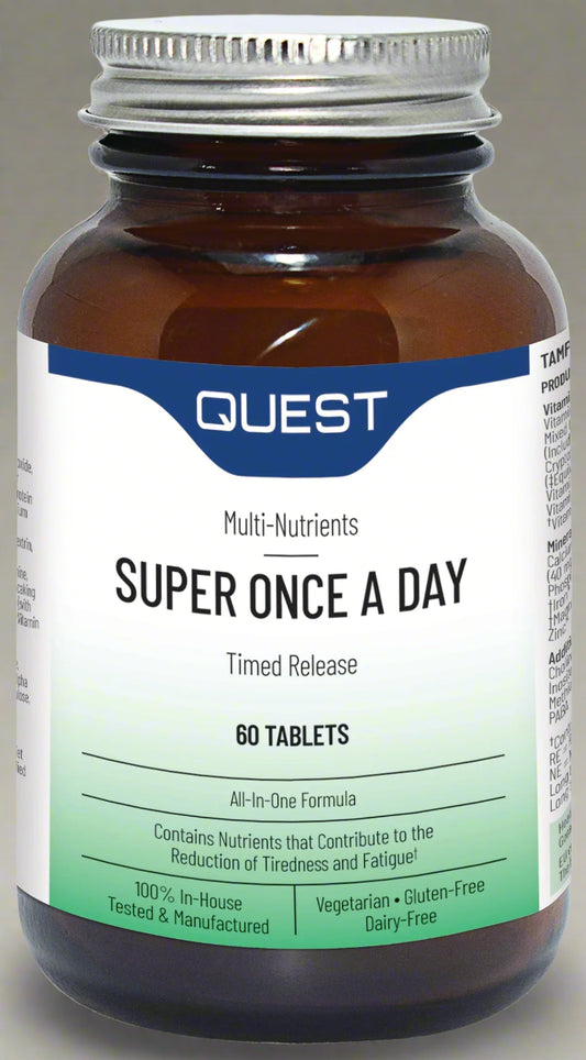 Quest Super Once A Day – 60 Tablets Front Label
