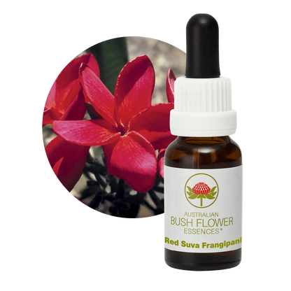 Australian Bush Flower Red Suva Frangipani Stock Essence – 15ml original manufacturer product photograph