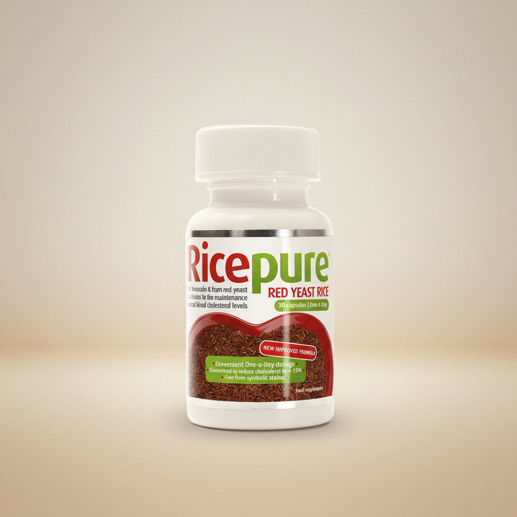 RicePure Red Yeast Rice 30 Capsules Bottle