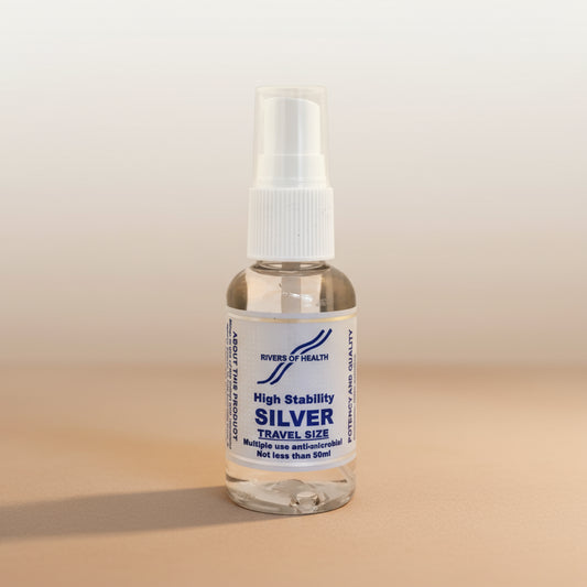 Rivers of Health Colloidal Silver Spray 50ml Bottle