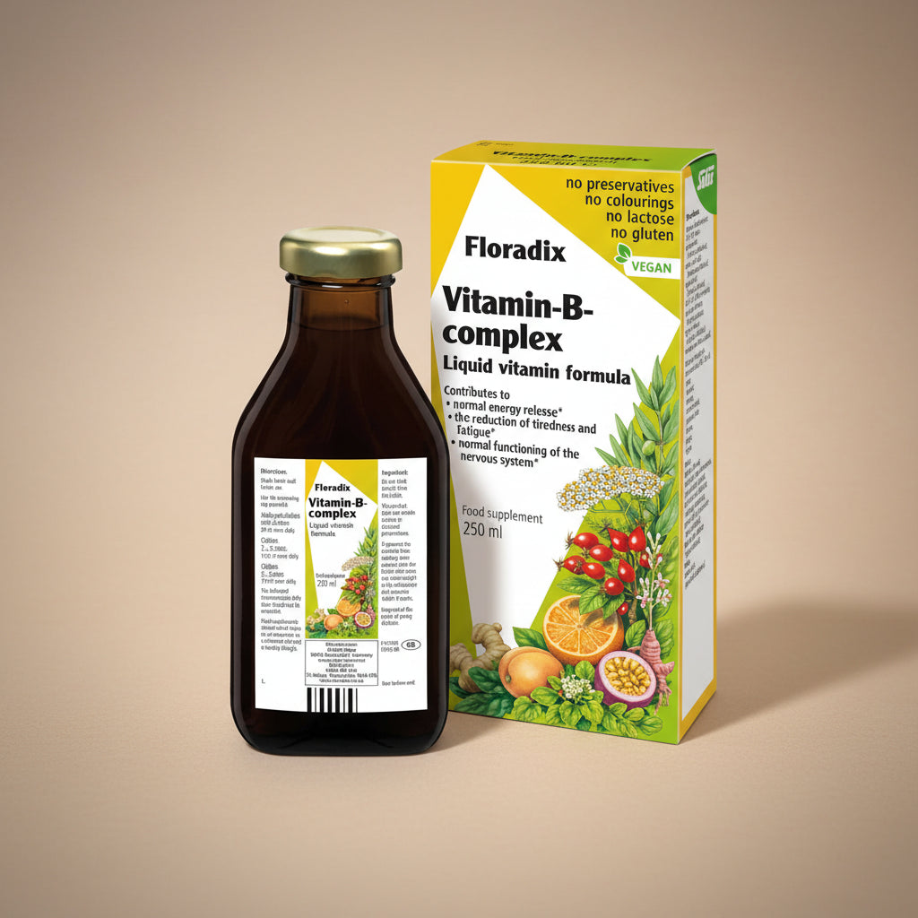 Salus Floradix Vitamin B-Complex Liquid Formula 250ml Bottle