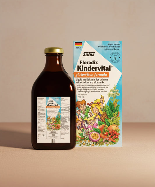 Salus Kindervital Child’s Vitamin & Mineral 500ml Front Bottle
