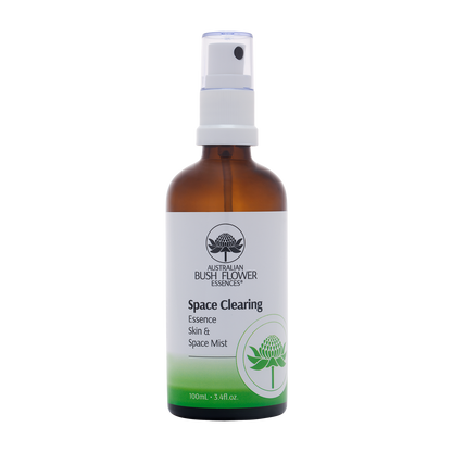Australian Bush Flower Space Clearing Organic Space Mist – 100ml manufacturer packaging photograph