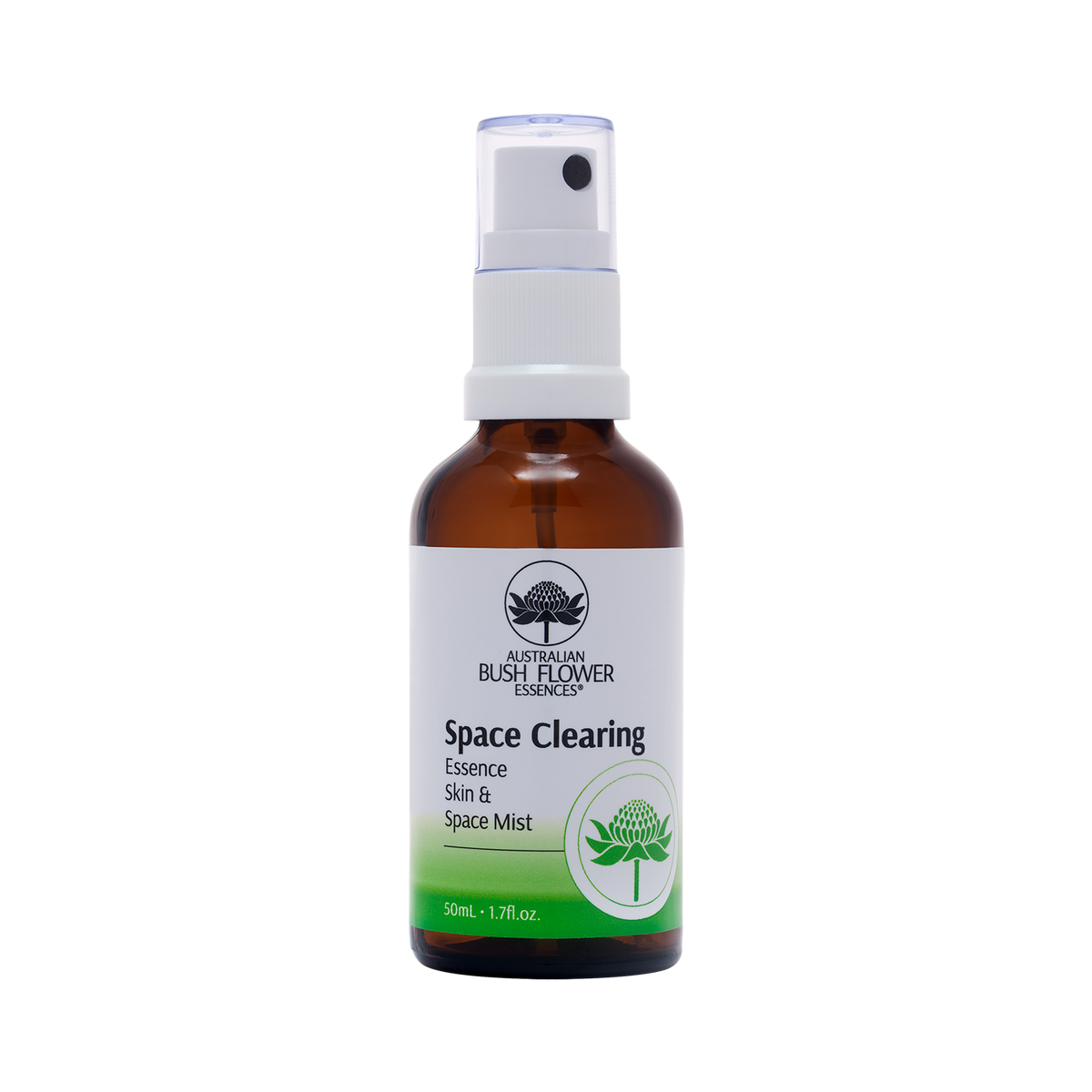 Australian Bush Flower Space Clearing Organic Space Mist – 50ml manufacturer packaging photograph