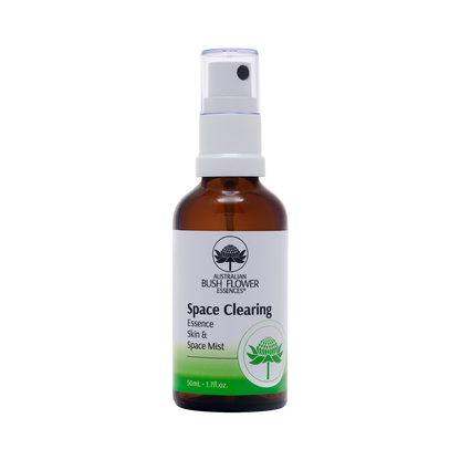 Australian Bush Flower Space Clearing Organic Space Mist – 50ml manufacturer packaging photograph