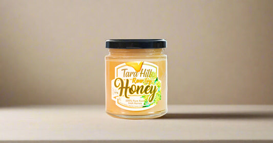 Tara Hill Ivy Honey 227g jar of raw Irish autumn honey