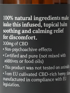 The Hemp Company Xtreme Balm with 300mg CBD 30ml