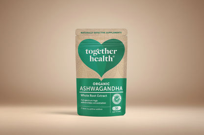 Together Health Organic Ashwagandha 30 Capsules Front Label