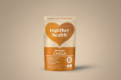  Together Health Chaga Mushroom 60 Capsules front packaging.