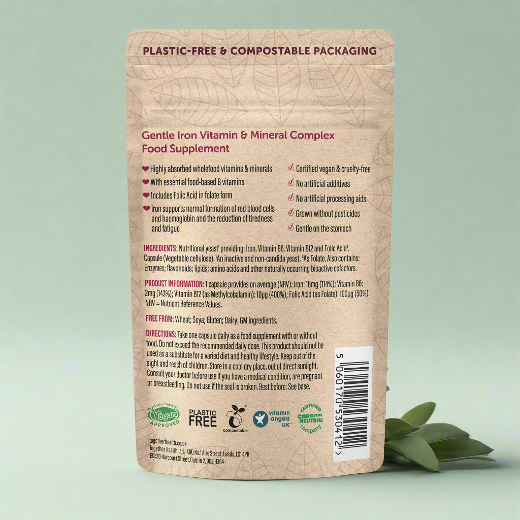 Together Health Gentle Iron Complex Supplement Facts