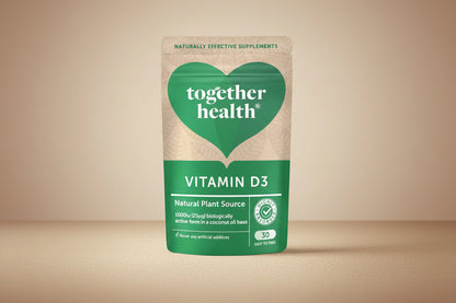 Together Health Vegan Vitamin D3 30 Capsules Front Label