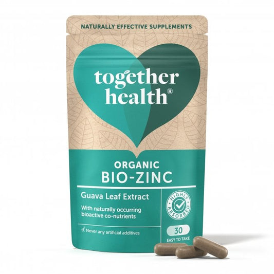 Together Health Zinc Organic 30 Capsules Front View
