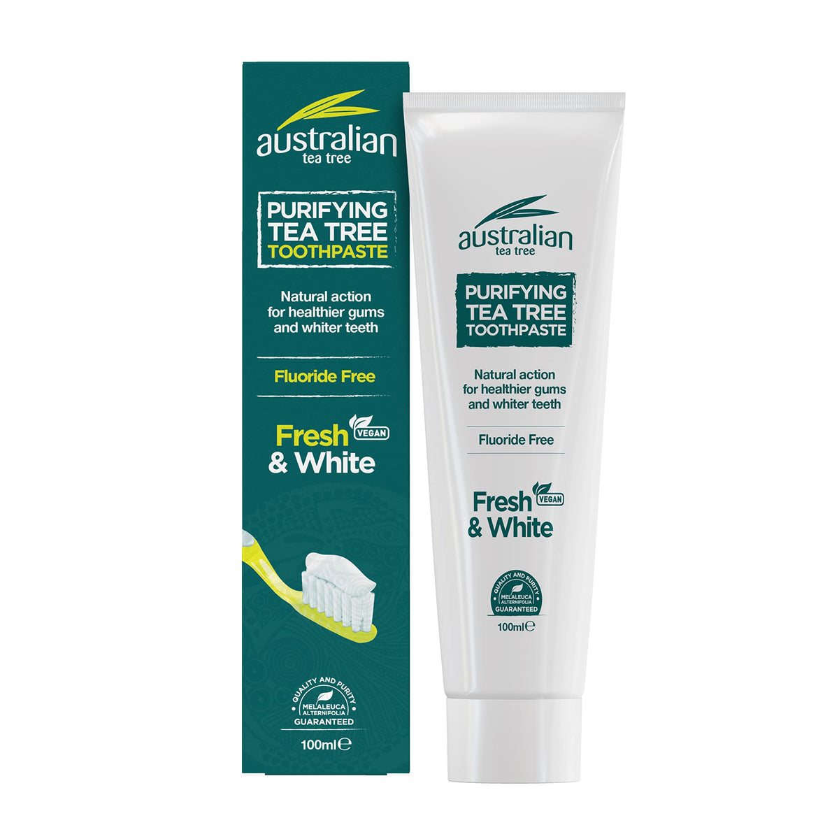 Australian Tea Tree toothpaste original product packaging