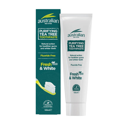 Australian Tea Tree toothpaste original product packaging