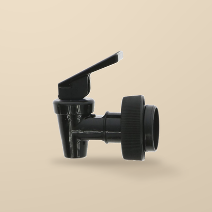 Tru Eco Refill Tap — original product packaging on warm beige background