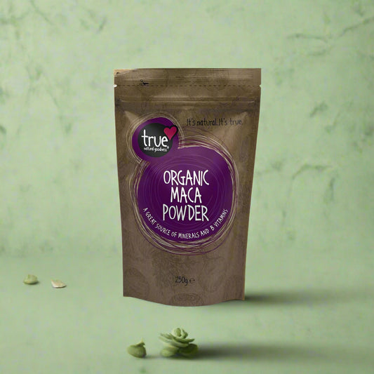 True Natural Goodness Organic Maca Powder 250g Front Label
