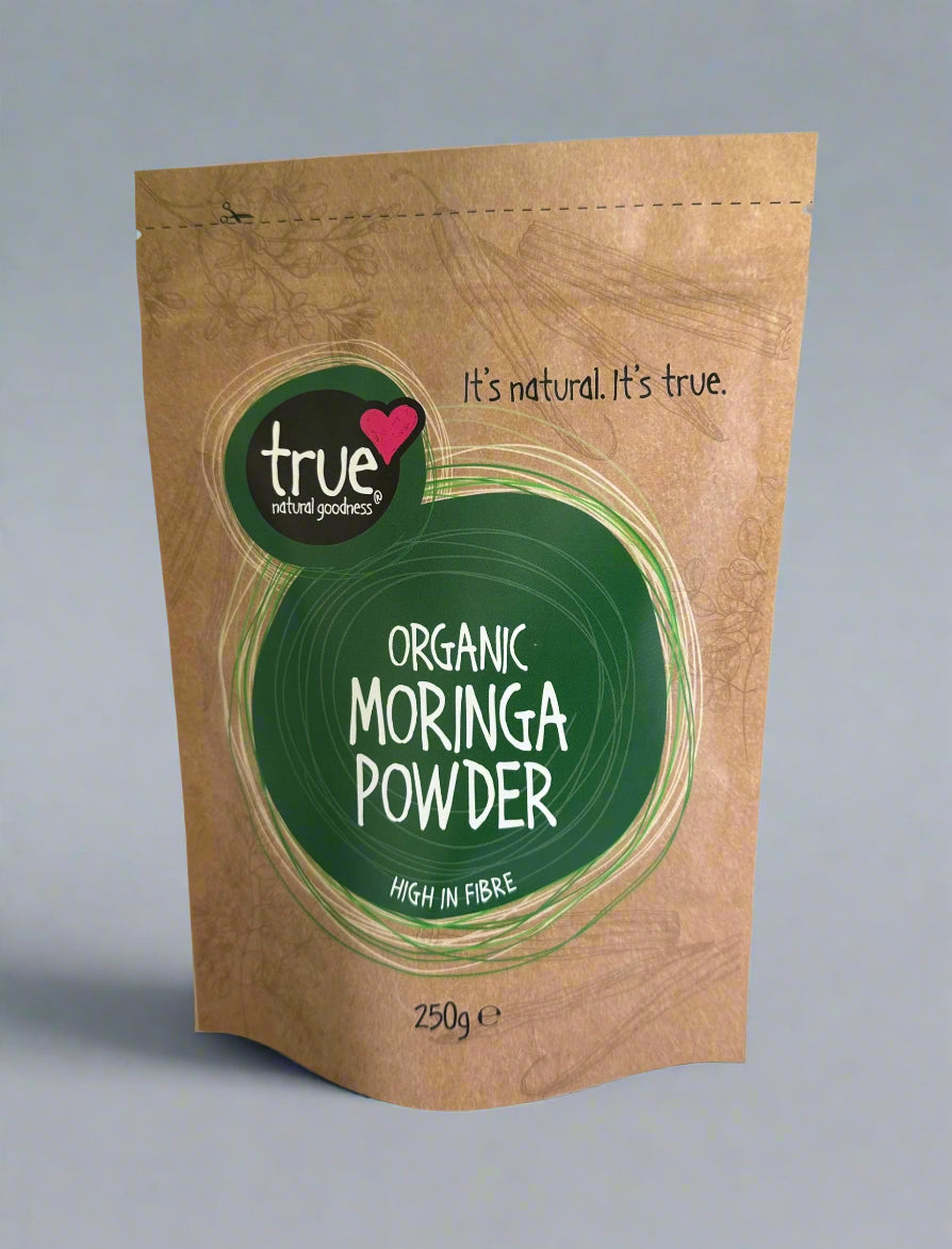 True Natural Goodness Organic Moringa Powder 250g Front Packaging