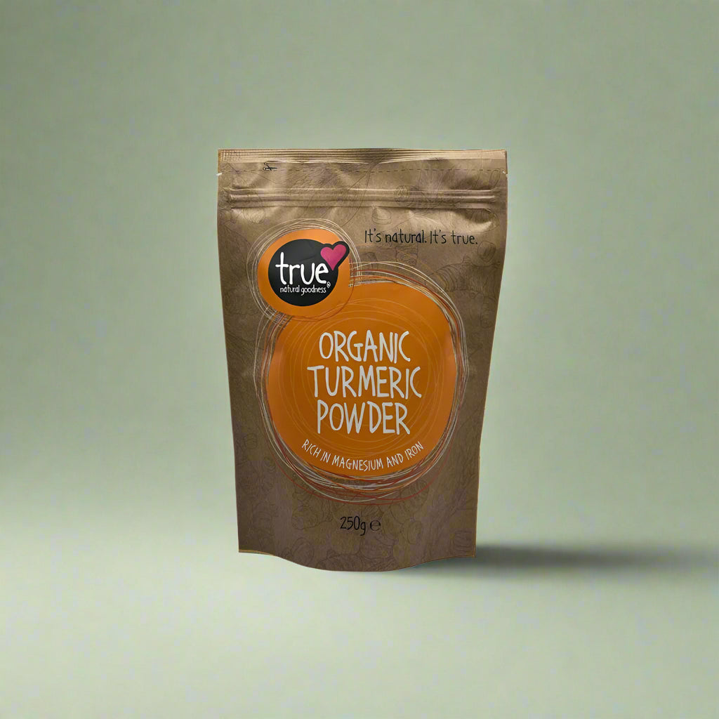 True Natural Goodness Organic Turmeric Powder 250g Front Label